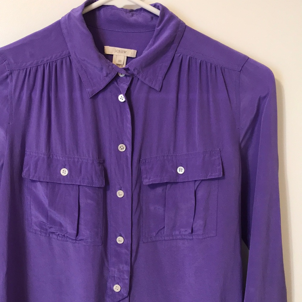 J.Crew Blythe Silk Blouse - 00